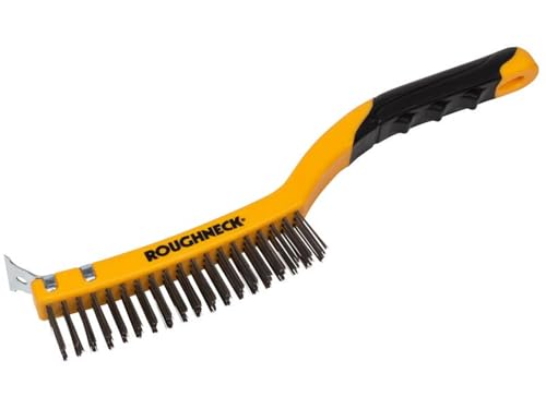 Roughneck ROU52032 355mm/14 inch Stainless Steel Wire Brush Soft Grip