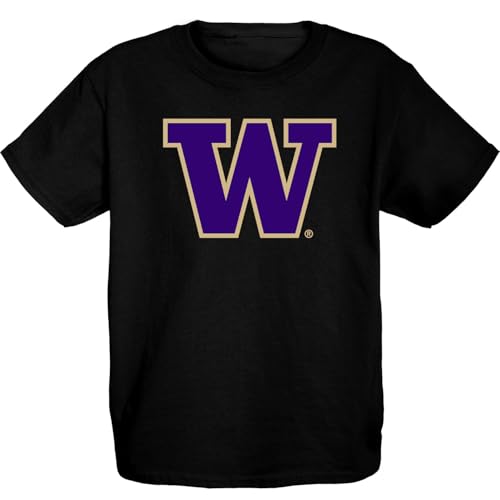 Washington Huskies Kids T-Shirt Icon, Black, Medium by Blue 84 - Used condition - Image 2