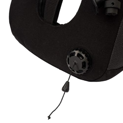 Dive Rite Voyager Wing 16\" Inflator with Pull Dump Black