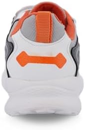 Slazenger KAOR KTN Çocuk Cırt Cırtlı Gri/Turuncu Günlük Spor Ayakkabısı, 31, SA23LF006, Gri Turuncu, Kız çocuk - Görsel 6