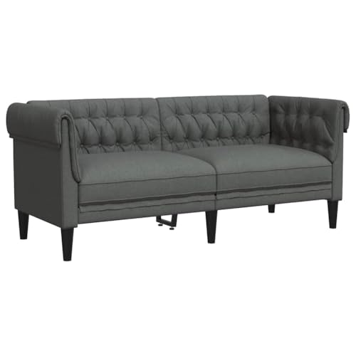 YUTAASU Compact Chesterfield Sofa for Small Spaces with Polyester Upholstery
