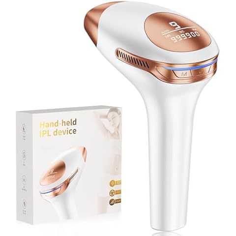 LUBEX 21J IPL Hair Removal Device with Skin Care Cover