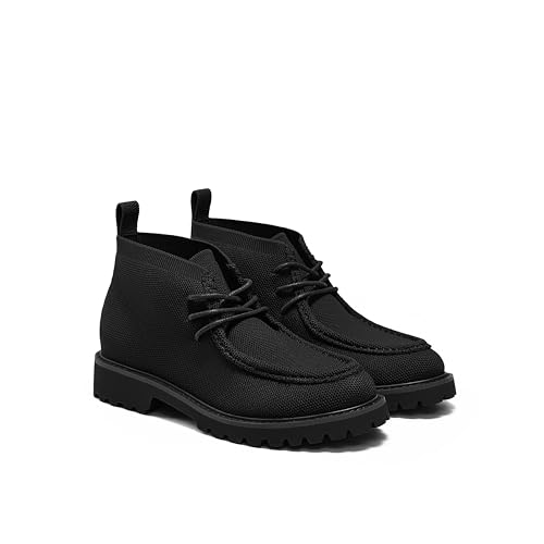 VIVAIA Francis Women's Ankle Boots with Lug Sole Comfortable Moccasin Booties Round Toe Water Repellent for Women Daily Outfit