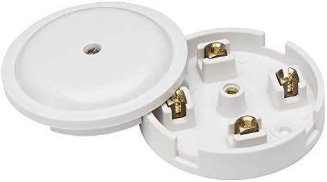 Knightsbridge SN8410 20A Junction Box 4-Terminal - White (59mm)