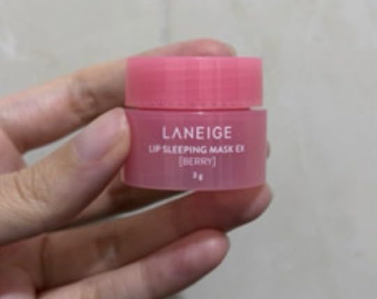 LANryl | Lippenmaske Schlafmaske - Nachtmaske für die Lippen | 20 Gramm | by BELLA | BERRY (rote Quadrate)