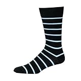 BoardroomSocks Merino Wool Mid-Calf Patterned Socks Dress Socks for Men, Schwarz mit...