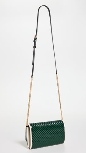 Tory Burch Women's Robinson Patent Puffy Quilted Chain Wallet3