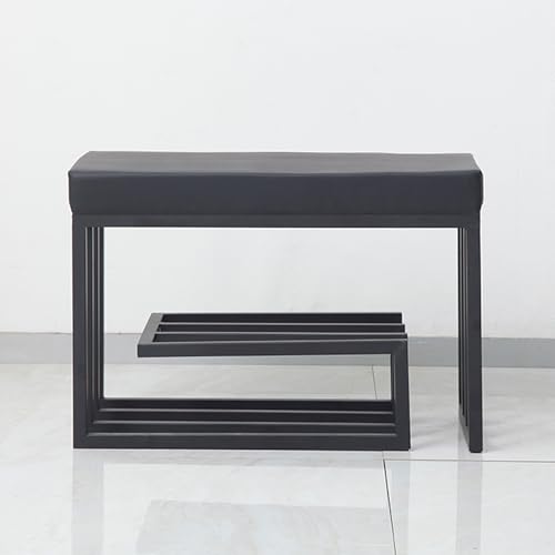 Banc de rangement à chaussures pour supprimer le désordre de l'entrée avec assise