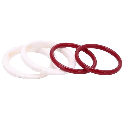 Handcrafted Micro Gold Plated Pola with Conch Shell Bangles Original Plain Shakha Pola Bangle Set of 4 Gift For Her Women Jewelry Indian Bangle Bracelets Kangan2