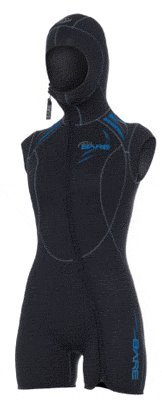 Bare 5mm Sport, Women's Wetsuit Hooded Vest Size 14+, (Black and Pink)