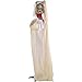 Haunted Hill Farm Zombie Bride with Pop-Up Head and Light-Up Eyes, Halloween Animatronic for Battery Operated Scary Indoor or Covered Outdoor Halloween Decorations, Creepy Halloween Props