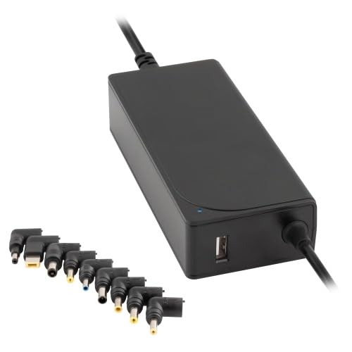 Adaptador e inversor de Corriente 70W, Entrada de 12V, Salida de 220V, Ideal para Cargar Dispositivos electrónicos en vehículos.