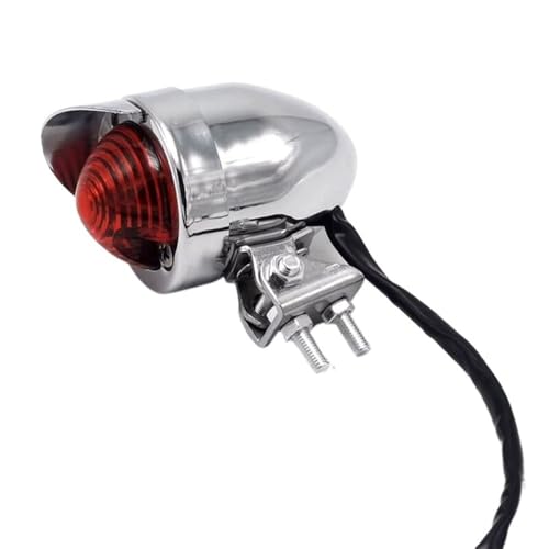 Clignotants et feu arrière de moto LED rouge 12V réglable pour chopper