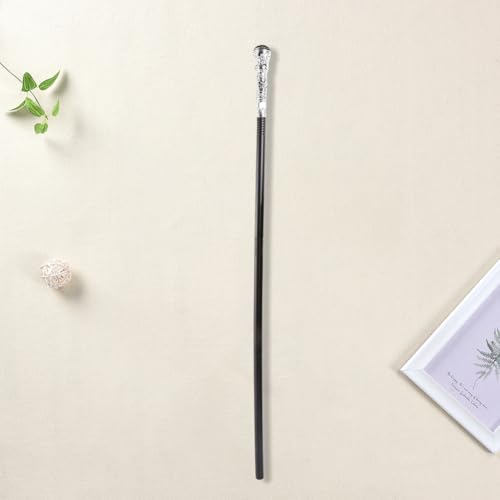 Image of GORGECRAFT Antique Cane Vintage Walking Stick Halloween Party Decorative Cosplay Costume Cane Handle Knob Costume Accessories