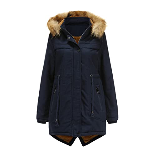 Veste d'hiver à capuche pour femme idéale pour affronter le gel en ville T104 3