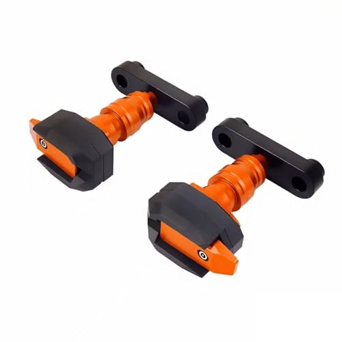 �t���[���X���C�_�[ Compatible With Bajaj For Pulsar For NS200 For NS160 2012-2020 �I�[�g�o�C�����ی�t���[���X���C�_�[�t�F�A�����O�K�[�h�N���b�V���v���e�N�^�[(Orange)