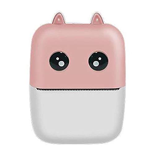 Mini Impresora Térmica Portátil Impresoras De Papel Impresora De Bolsillo Impresora Herramienta 5V Bluetooth 5.0 Mini Impresora Térmica Portátil (Color : A)