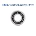 2pcs Hybrid Ceramic Bearings R4RS R6RS R8RS R12RS R20RS 1623RS Industrial Motor Spindle Ball 3NC(R6RS ID9.525mm)