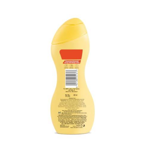 Image of Parachute Advansed Honey Soft Body Lotion, With Honey, 100% Natural, Dry Skin Moisturizer, Silky Smooth Skin, 225ml x 2