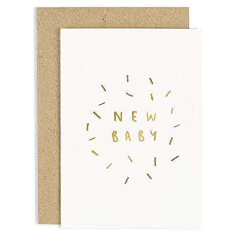 Old English Co. New Baby Confetti Card Cover