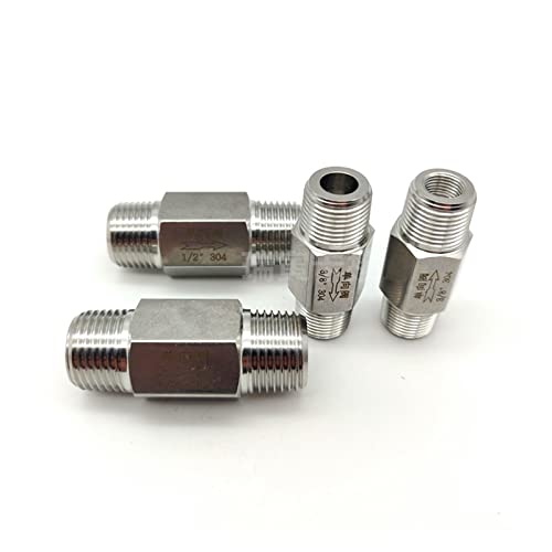 Vanne unidirectionnelle inox 304 avec filetage direct 3/8