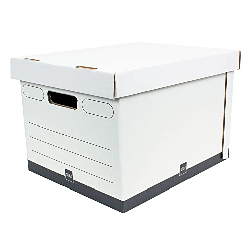 Office Depot AAODHEAVYDUTY5PK ® Brand Heavy-Duty Quick Set Up Storage Boxes thumb #4