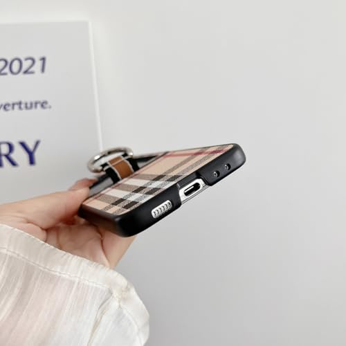 Dingyanl For Samsung Galaxy Z Flip 5 Case With Ring,Classic Pu Leather Slim And Thin Protective Cover Case thumb #3