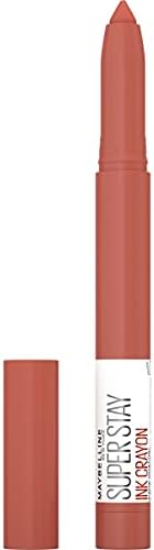 Maybelline New York Maybelline Super Stay Ink Crayon Matte Longwear Lipstick Makeup, Stop at Nothing, 0.04 Ounce, 160 STOP AT NOTHING, 0.04 ounces (Pack of 2)