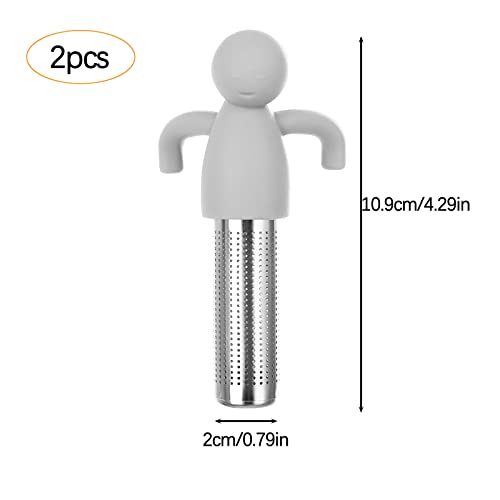 Filtro per Tè 2 Pcs Infusore per Tè Sfuso in