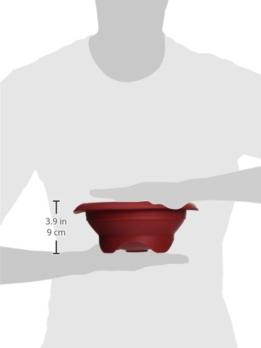 Rose Levy Beranbaum’s Baking Bowl Double Boiler, European-Grade Silicone, Red, 1.5-Quarts (6-Cups) Capacity