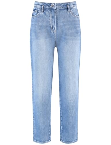 Gerry Weber Pantalones Vaqueros acortados, Azul Denim con Uso, 36