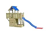 Gartenpirat Spielturm Galeone mit Rutsche und Kletterwand, Spielhaus, Sandkasten, TÜV