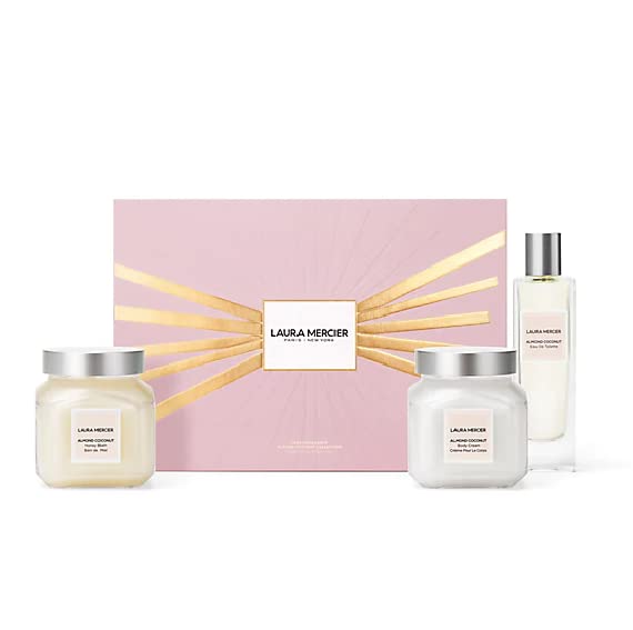 LAURA MERCIER アーモンドココナッツセット Amazon.com : Laura Mercier Luxe Indulgence Almond Coconut