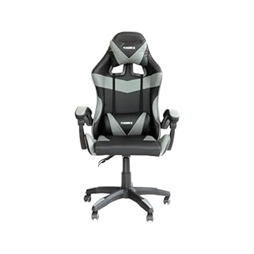 Cadeira Gamer Preta e Cinza Escritório Pop Racer X