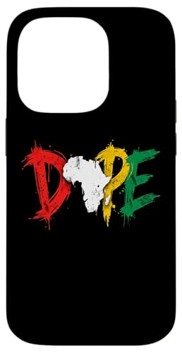 Dope Africa Map Pan African Colors Juneteenth �X�}�z�P�[�X iPhone 14 Pro �p