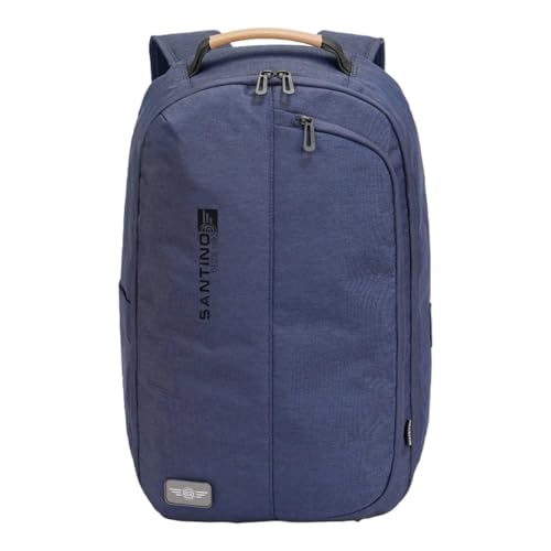 SANTINO, Mochila Notebook Trend by Santino Poliéster Azul Marinho