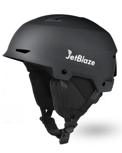 JetBlaze Ski Helmet, Black, Size L