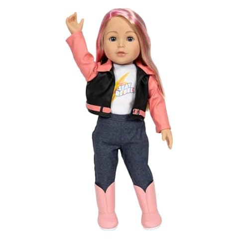 Adora 18" Rebel Girls Doll Collection - Inspired by Good Night Stories Rebel Girl Books - Premium Quality Soft and Movable Doll Body with Realistic Features - Champion Cover