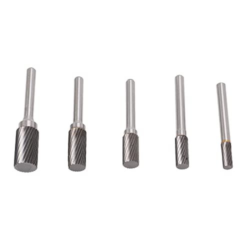 Set de 5 fresas de carburo con mango de 6mm miniatura 2