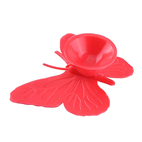 Alyc Wine Glass Charms Drink Markers Butterfly Glass Identifiers For Wine Tasting Party Favors Set Of 12 Silicone Wine Glass Tag With Suction Up #TOP6