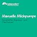 Bebeconfort Handmilchpumpe, Silikonmilchpumpe, Handmilchpumpen-Set mit 150 ml Babyflasche inklusive, Sand