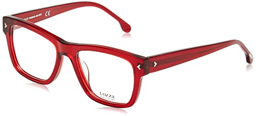Lozza VL4276V Sunglasses, Rouge Bordeaux Brillant, 53 Unisex