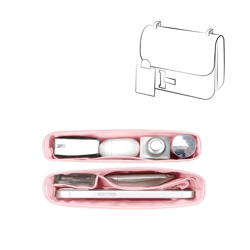 Image of Constance Bag Insert Organizer For Hermes(18 With Mirror,Pink)