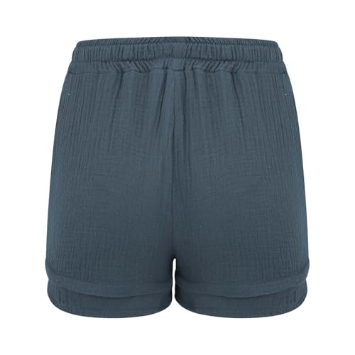 Women's 7" Bermuda Shorts with Pockets High Waisted Stretch Athletic Long Shorts for Women Workout Casual3