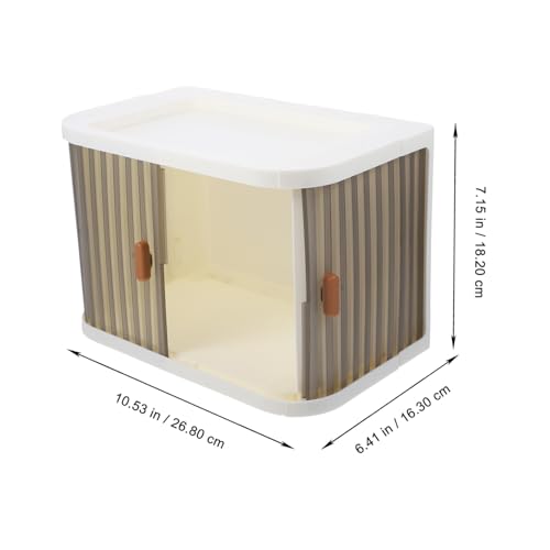 Boîte plastique pliable et empilable pour rangement bureau - 5