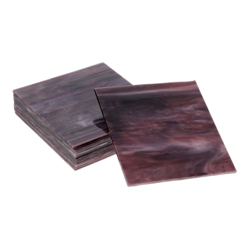 Hemobllo MUKM56 Marmorierte Glasplatten 10 Stück