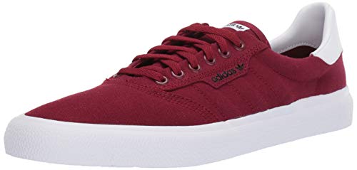 Image of adidas Originals Men's 3MC Regular Fit Lifestyle Skate Inspired Sneakers Shoes, Collegiate Burgundy /Collegiate Burgundy /White, 9 M US