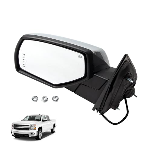 Driver Side Heated Mirror Assembly Fit for Chevy Silverado GMC