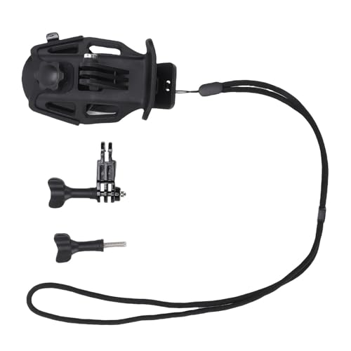 Soporte para la barbilla de casco Bewinner con abrazadera ajustable de ABS para cámaras de acción 6
