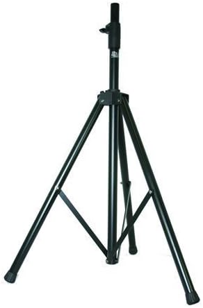 Mr. Dj SS350 PRO Universal Black Folding Tripod DJ PA Home On Stage Speaker Light Stand Adjustable 6.6' Height Stand, 3 Years Manufacturer Warranty